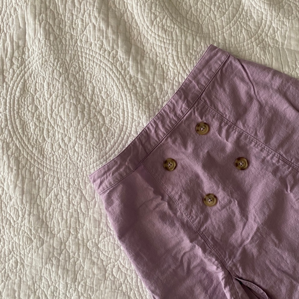 Urban Outfitters purple linen skirt